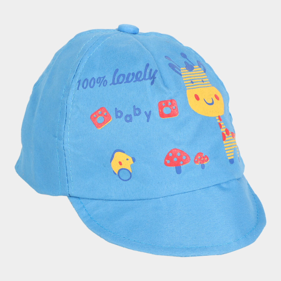 Kids' Blue Canvas Cap, , large image number null
