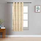 5ft. Beige Printed Eyelet Curtains, , small image number null