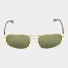 Men's Plastic Gradient Rectangle Sunglasses, , small image number null