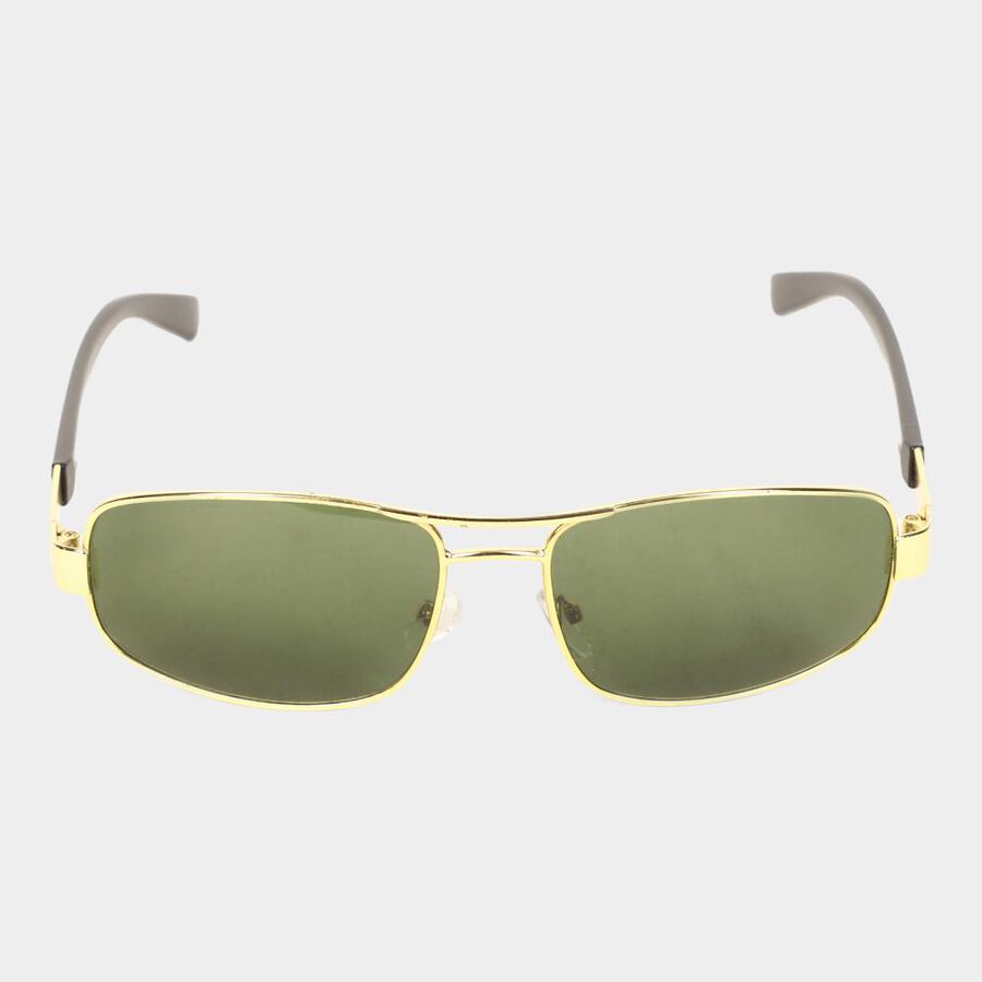 Men's Plastic Gradient Rectangle Sunglasses, , large image number null