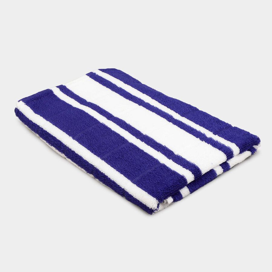 155 GSM Blue Microfiber Bath Towel, , large image number null