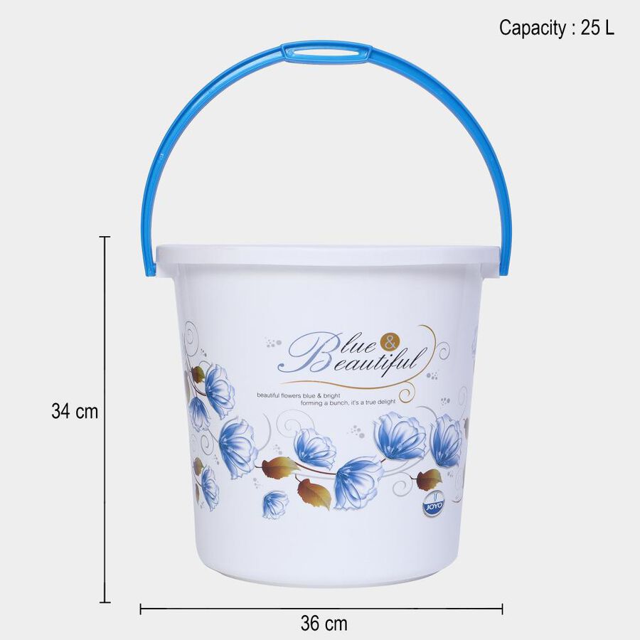 25L Plastic Bucket, , large