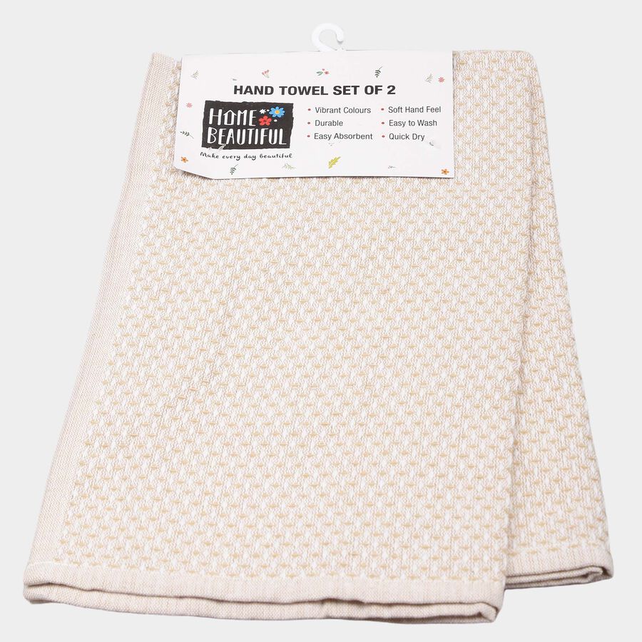 530 GSM Beige Cotton Hand Towel, , large image number null