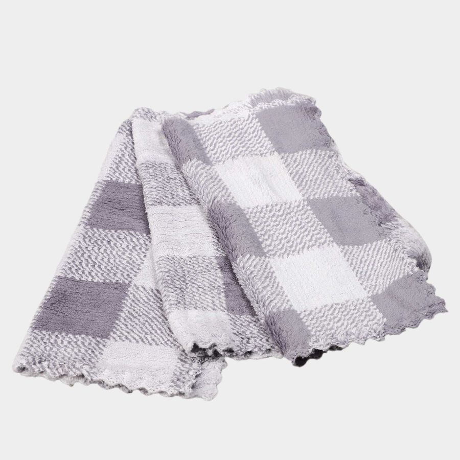 280 GSM Grey Microfiber Face Towel, , large image number null