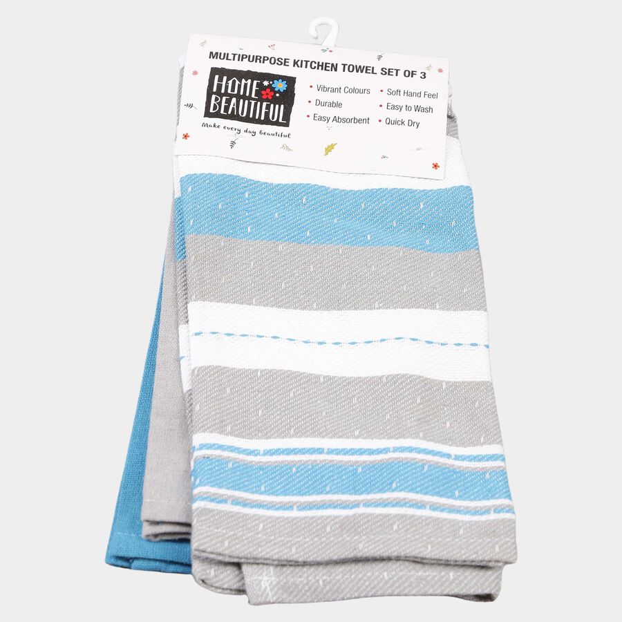 Cotton Kitchen Napkin Set of 3, , large image number null
