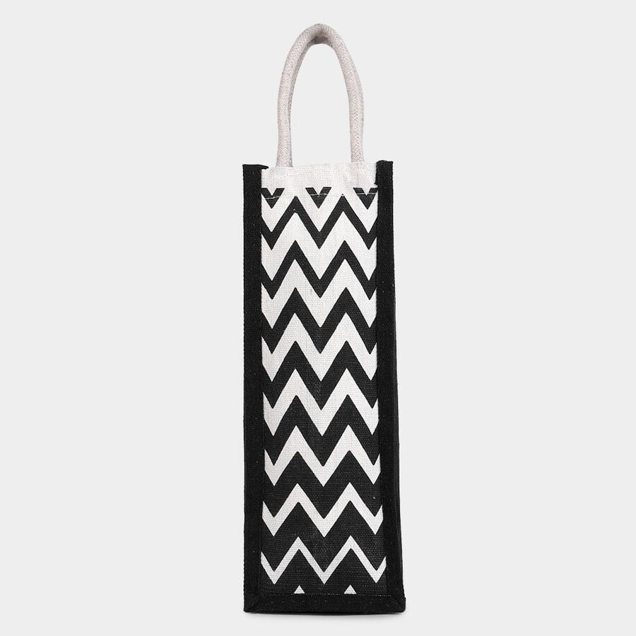Black Canvas Bottle Bag, , large image number null
