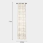 7ft. Beige Polyester Curtain, , small