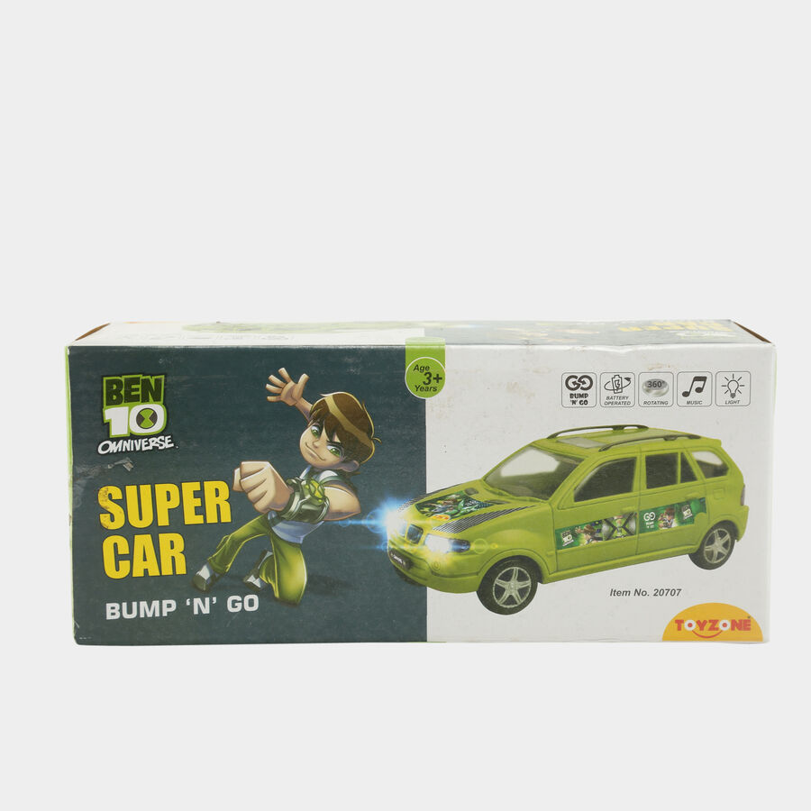 Kid's Superman Bump N Go Battery Operated Car, , large image number null