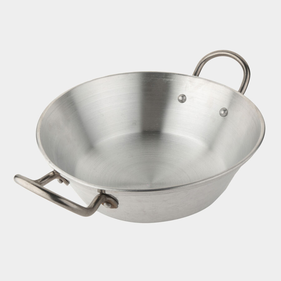 Aluminium Kadhai - 9.5 in. (1.7L), , large image number null