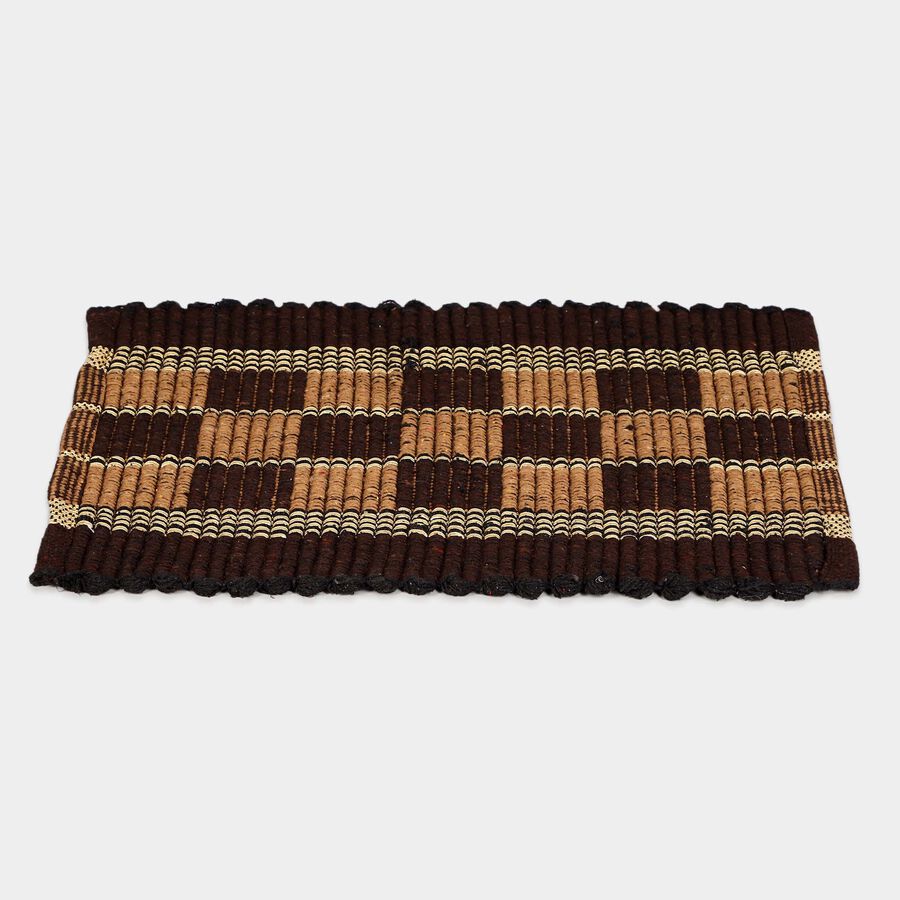 Brown Polyester Cotton Door Mat, , large image number null