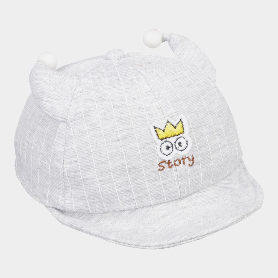 Kids' Brown Fabric Cap, , large image number null