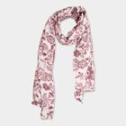 Women's Beige Viscose Scarf, , small image number null