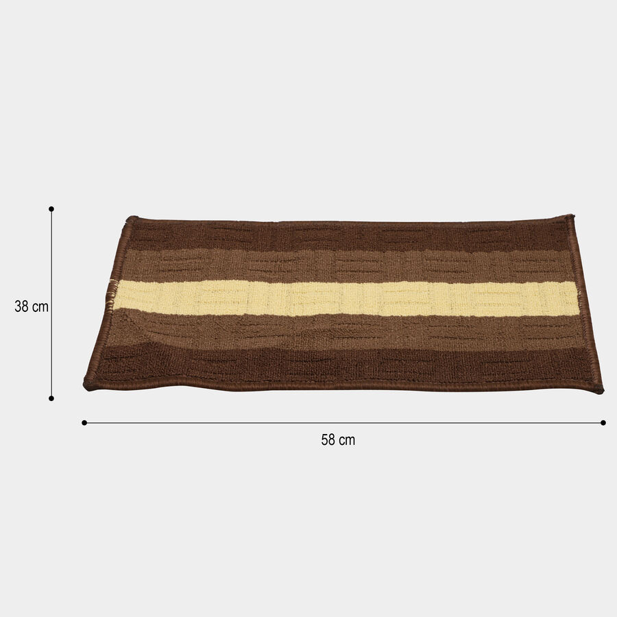 Anti-Skid Brown Polypropylene Door Mat, , large image number null