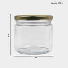 कांच ग्लास जार, 7.5 X 7.5 X 7.5 cm, 150 g, 350 ml, , small image number null