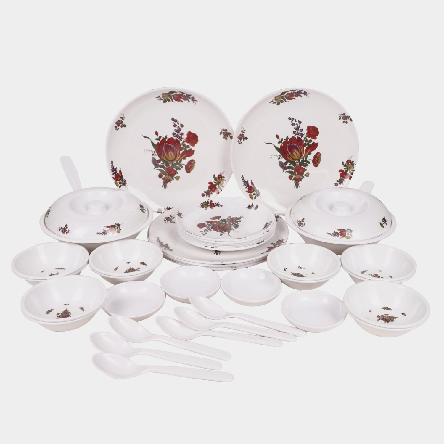Home Finery                         Melamine Dinner Set 40 Pcs