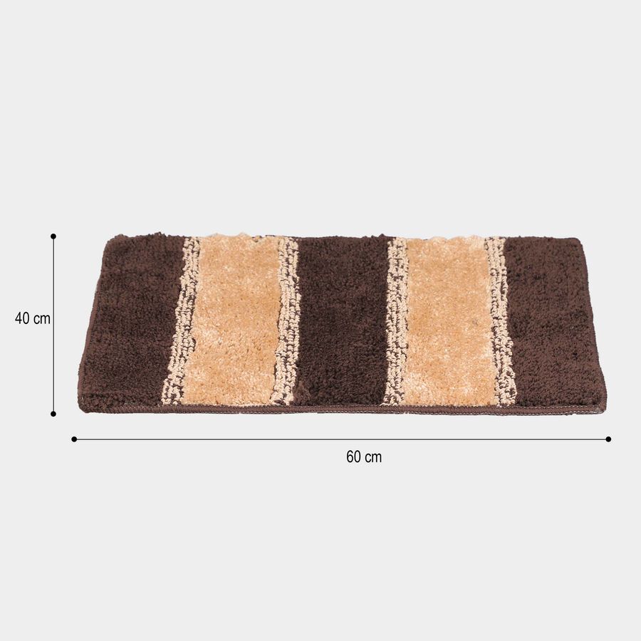 Anti-Skid Brown Polyester Door Mat, , large image number null