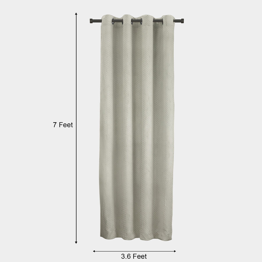 7 ft. Green Polyester Curtain, , large image number null