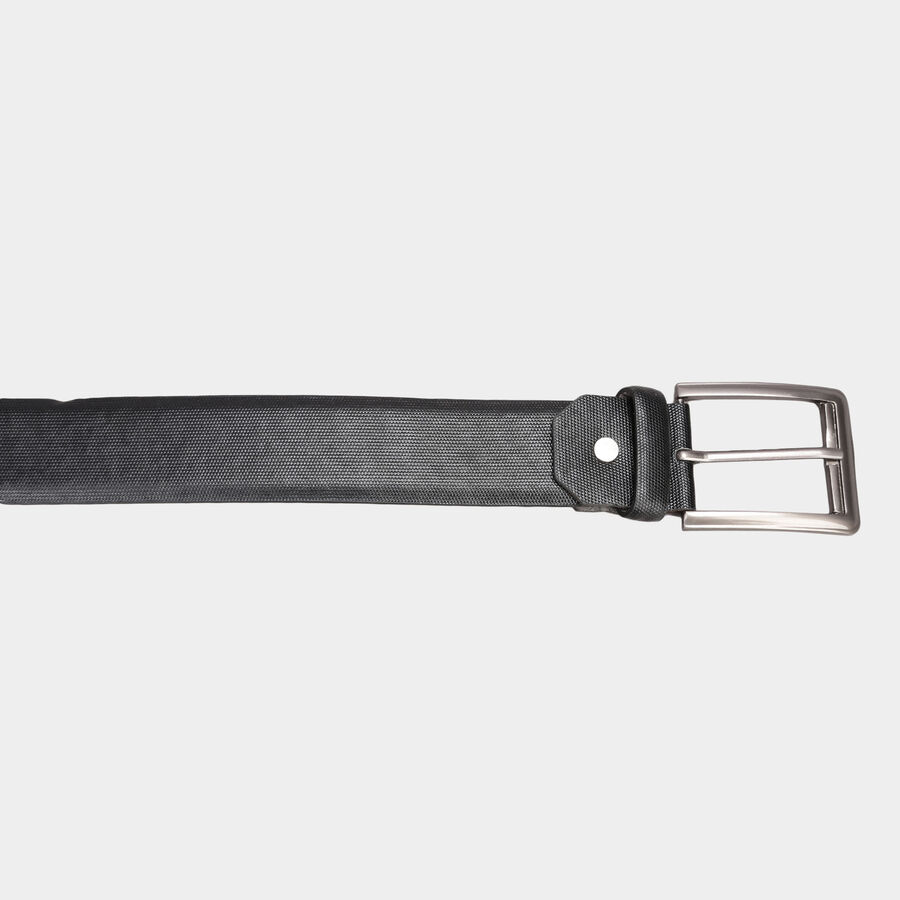 Men's Polyurethane Casual Belt, Size 40, Textured, , large image number null