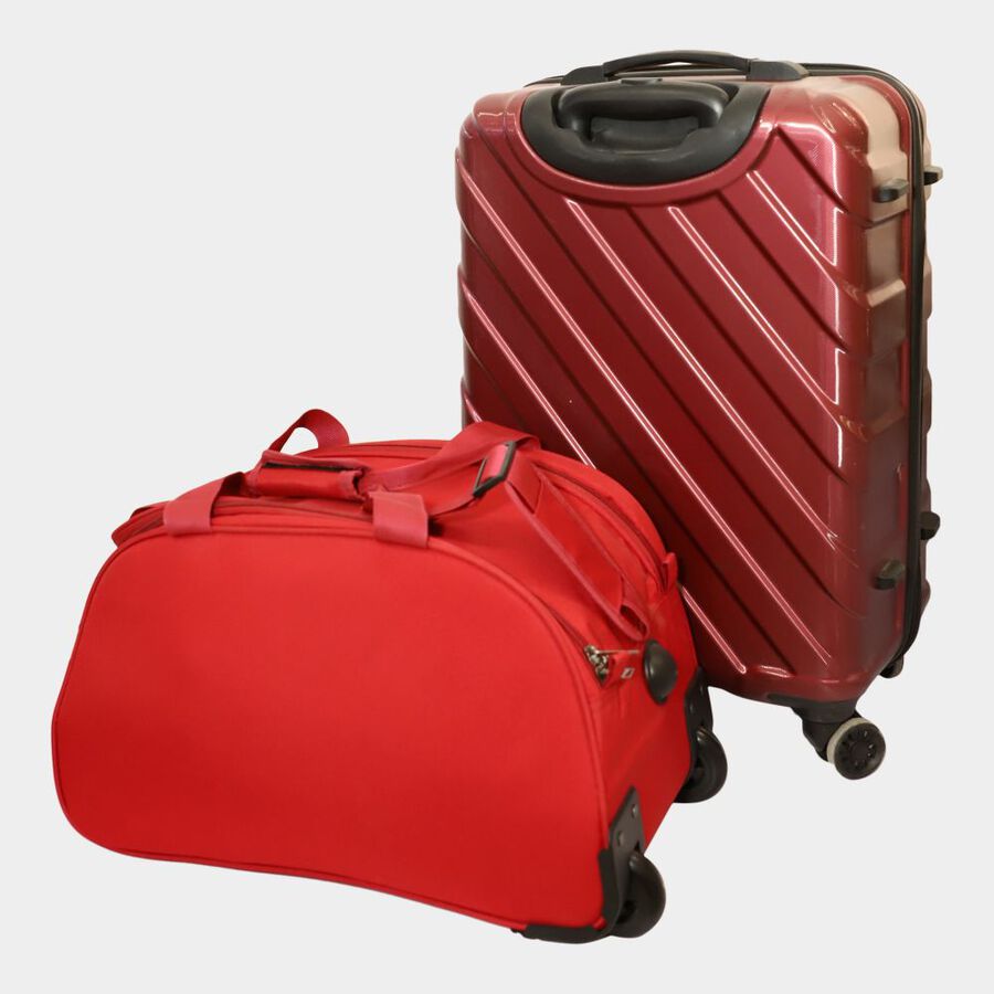 Wine Polypropylene Duffle And Upright Combo, , large image number null