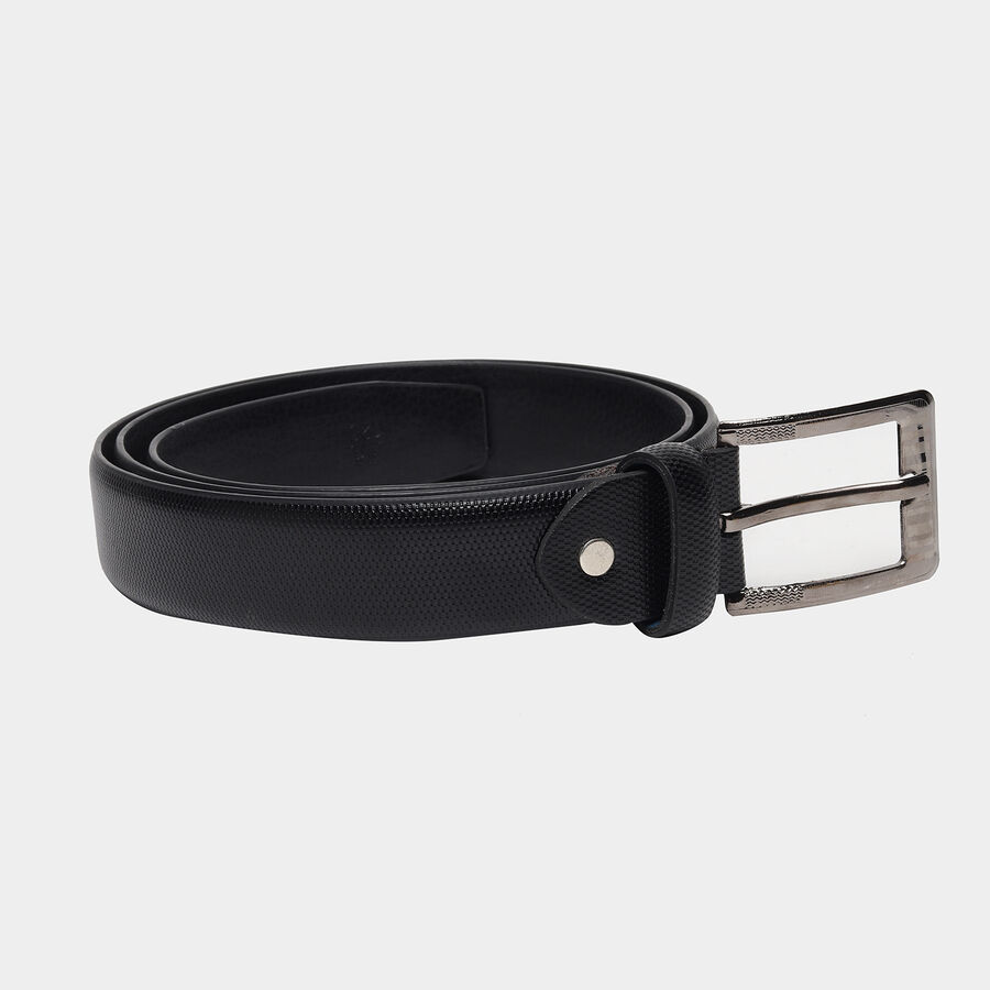 Men Formal Black Belt (40 in.), , large image number null