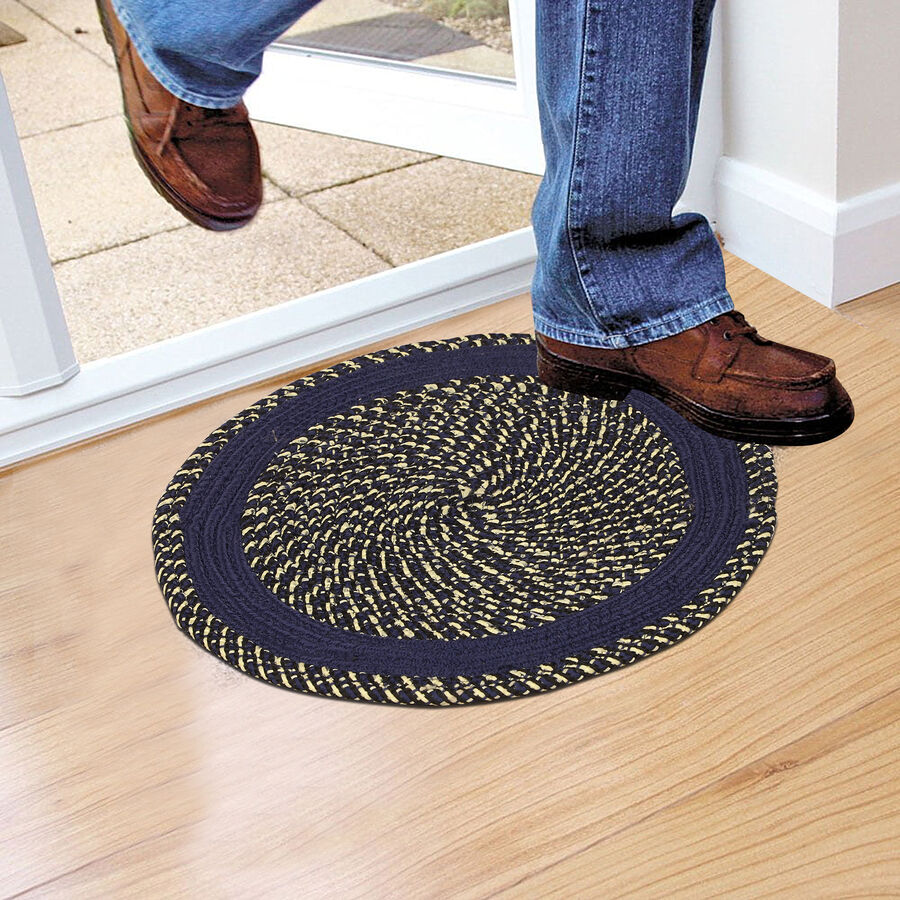 Blue Polyester Door Mat, , large image number null