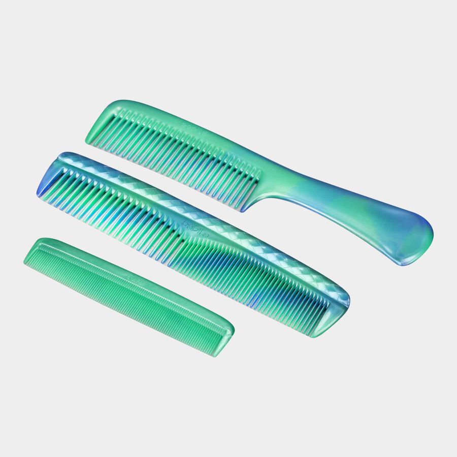 Plastic Hair Comb, Set of 3, , large image number null
