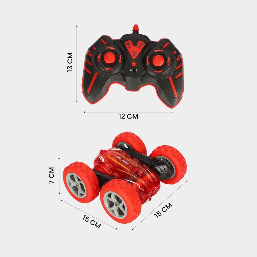 Kid's Double Flip Remote Control Stunt Car Toy, , large