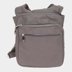 Men's Grey Canvas Sling Bag, , small image number null