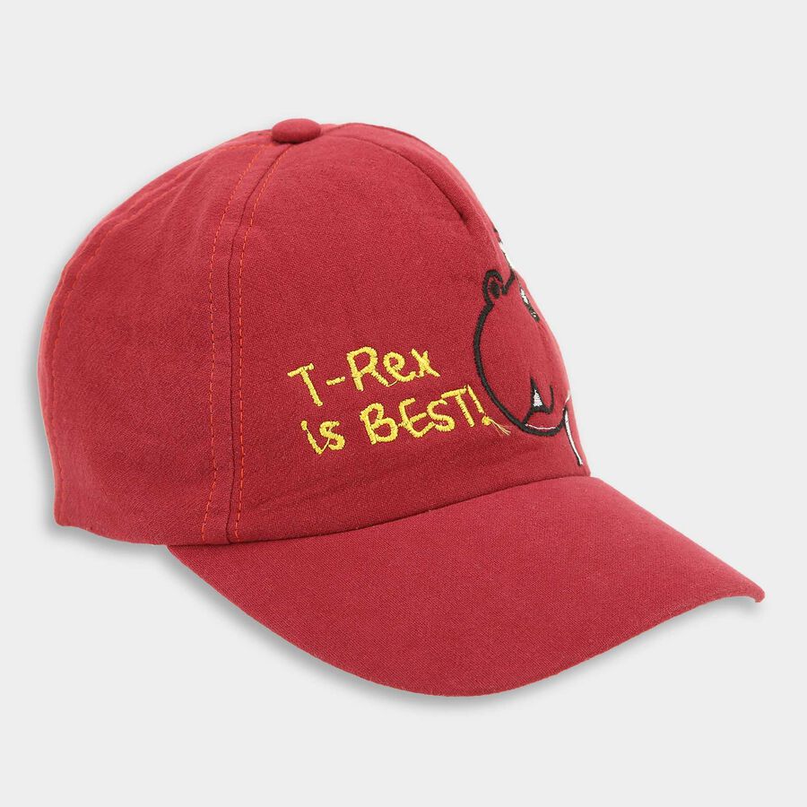 Kids' Red Fabric Cap, , large image number null