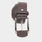 Men's Brown Polyurethane Casual Belt, , small
