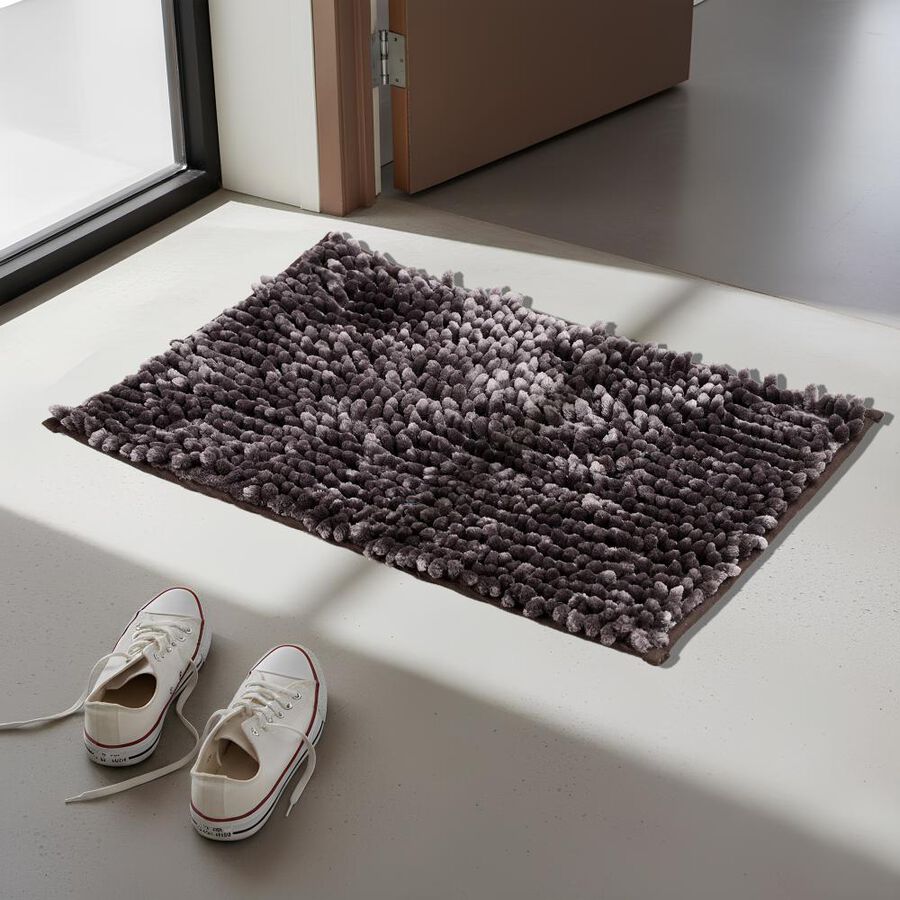 Anti-Skid Multicolor Polyester Door Mat, , large