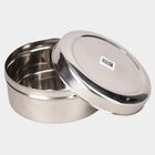 Stainless Steel Round Container (Poori Dabba) - 500 ml, , small image number null
