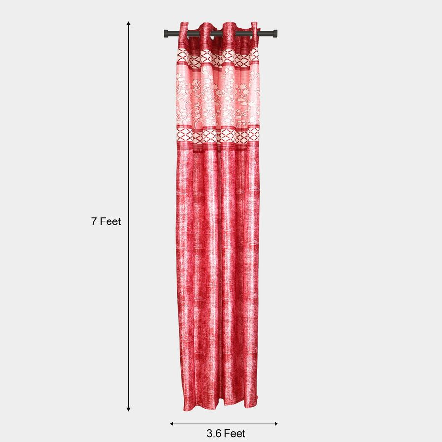 7ft. Maroon Microfiber Door Curtain, , large image number null