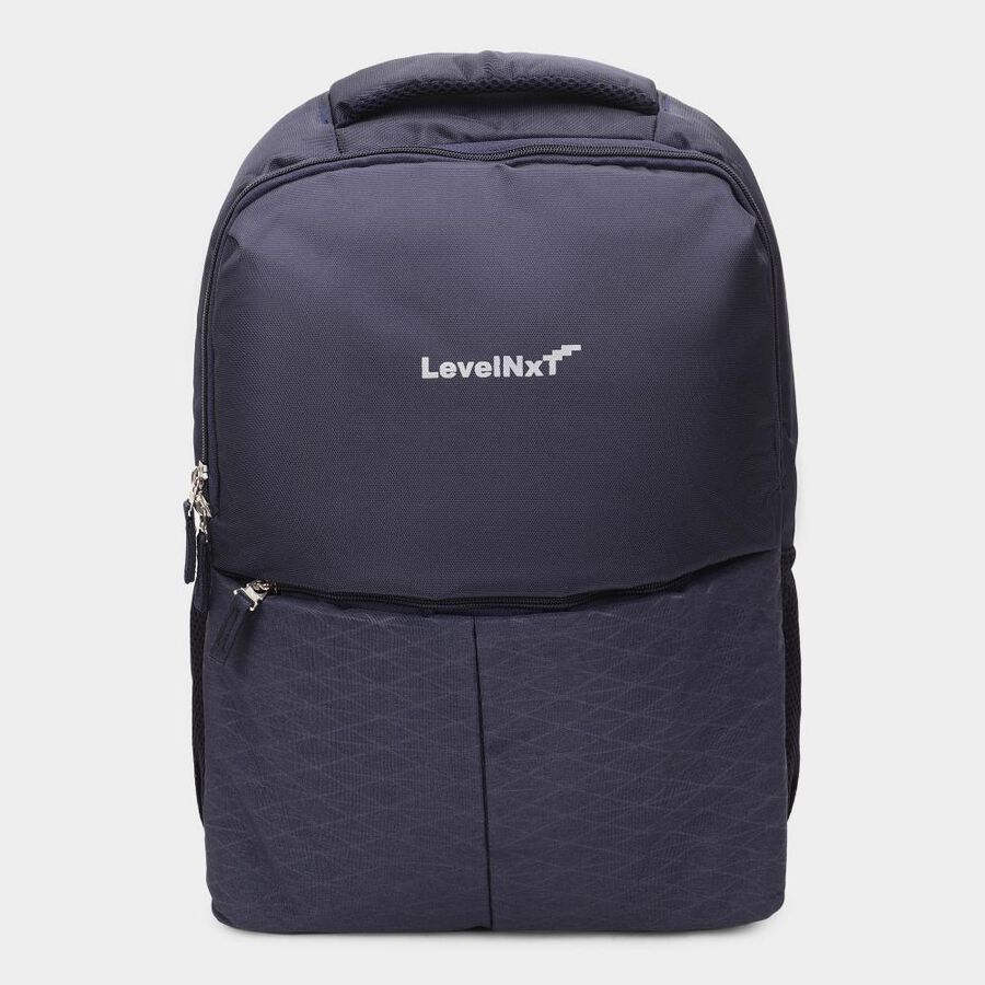 Dark Blue Backpack with Laptop Sleeve, 27 L(Approx), , large image number null