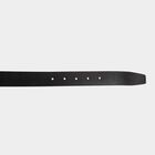 Men's Black Leather Casual Belt, , small image number null