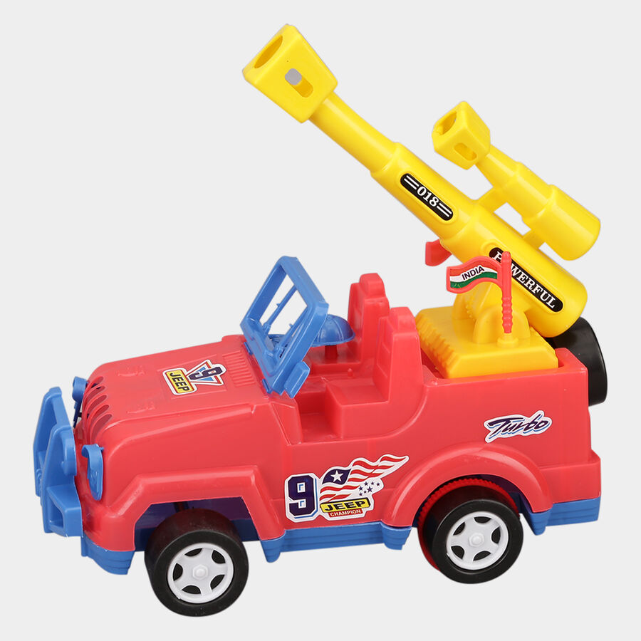 Toy Hunter Jeep With Gun - Color/Design May Vary, , large image number null