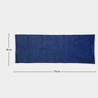 Blue Microfiber Sofa Cover, , small image number null