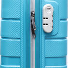 4-Wheel Blue Polypropylene Hard Case Trolley, Small, , small image number null
