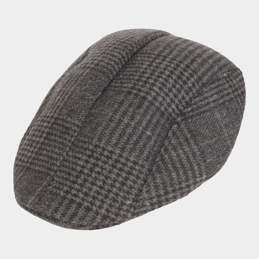Men's Grey Acrylic Cap, , large image number null