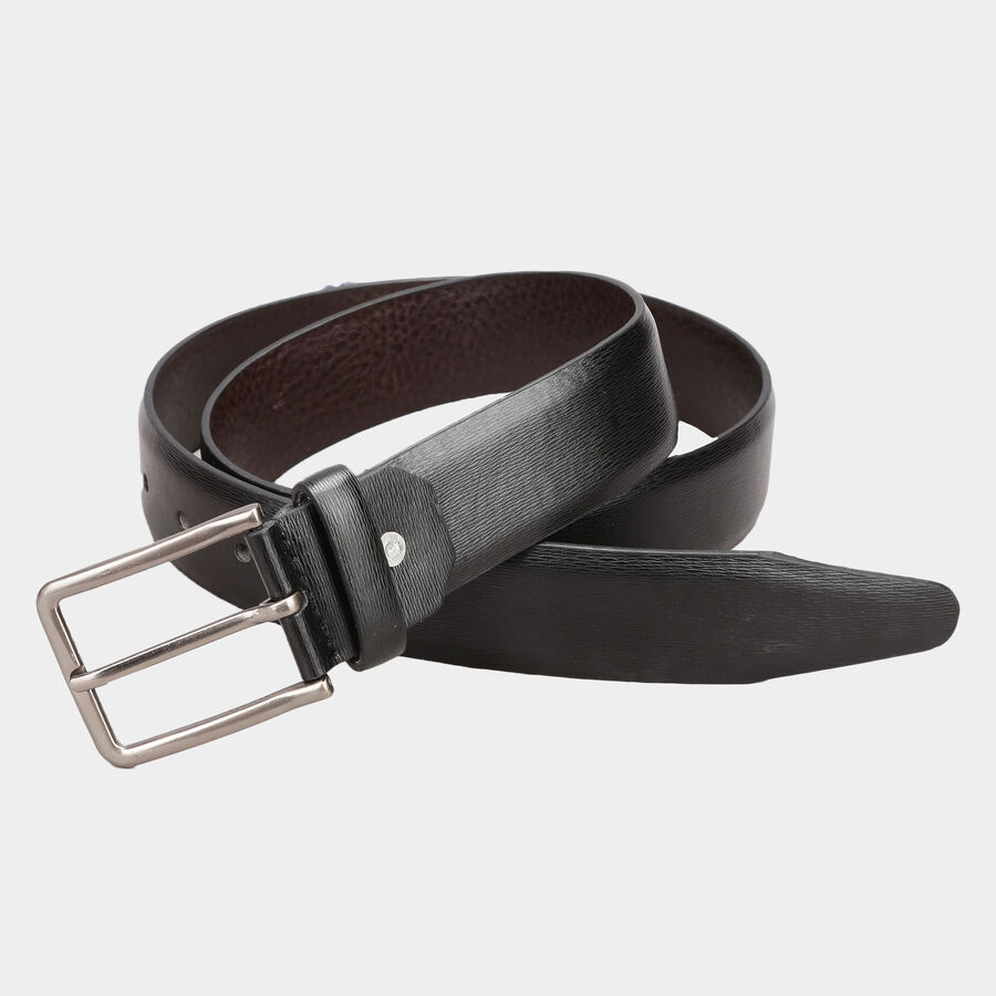 Men's Polyurethane Casual Belt, Size 36, Textured, , large image number null