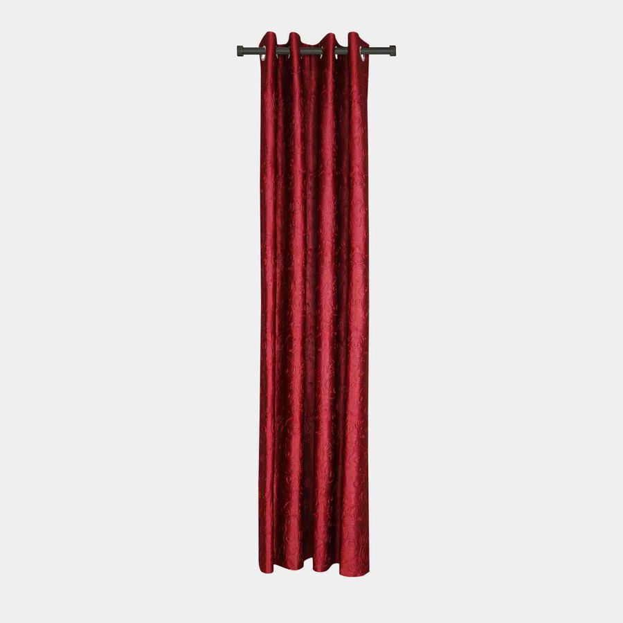 7ft. Maroon Microfiber Door Curtain, , large image number null