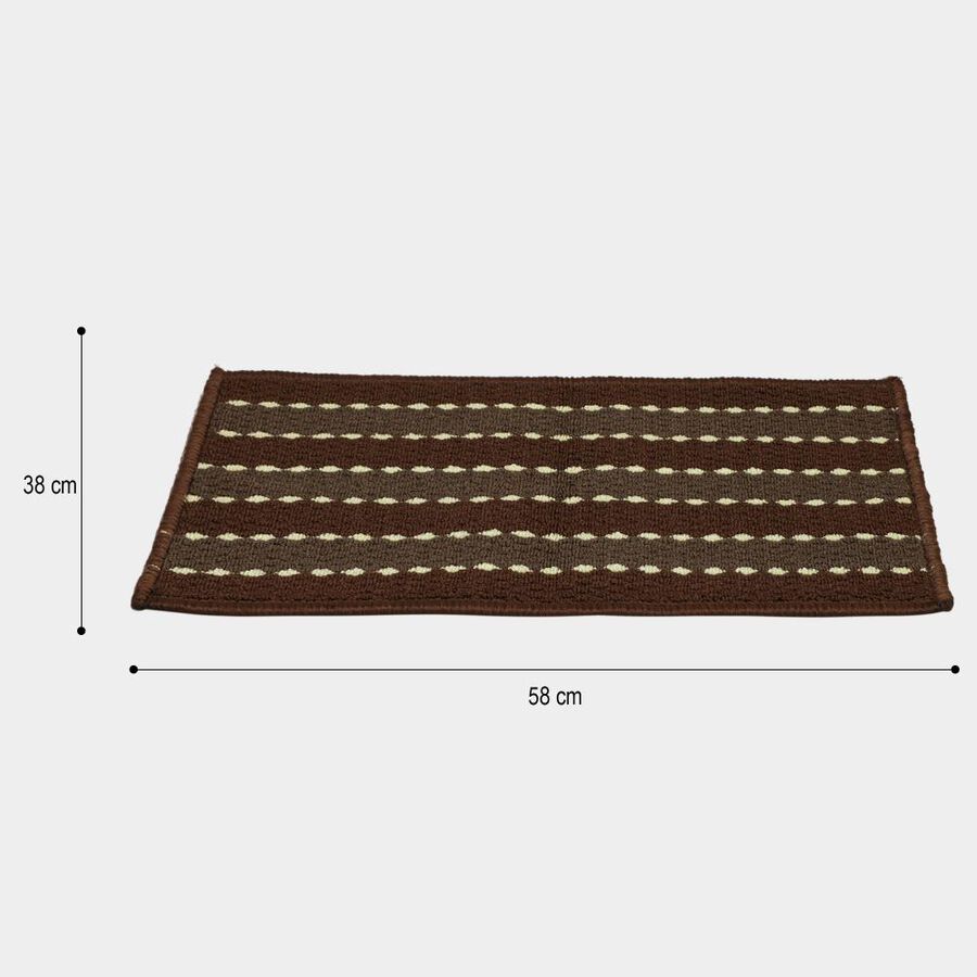 Anti-SKId Brown Polypropylene Door Mat, , large image number null