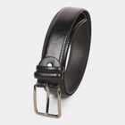 Men's Black Polyurethane Casual Belt, , small image number null