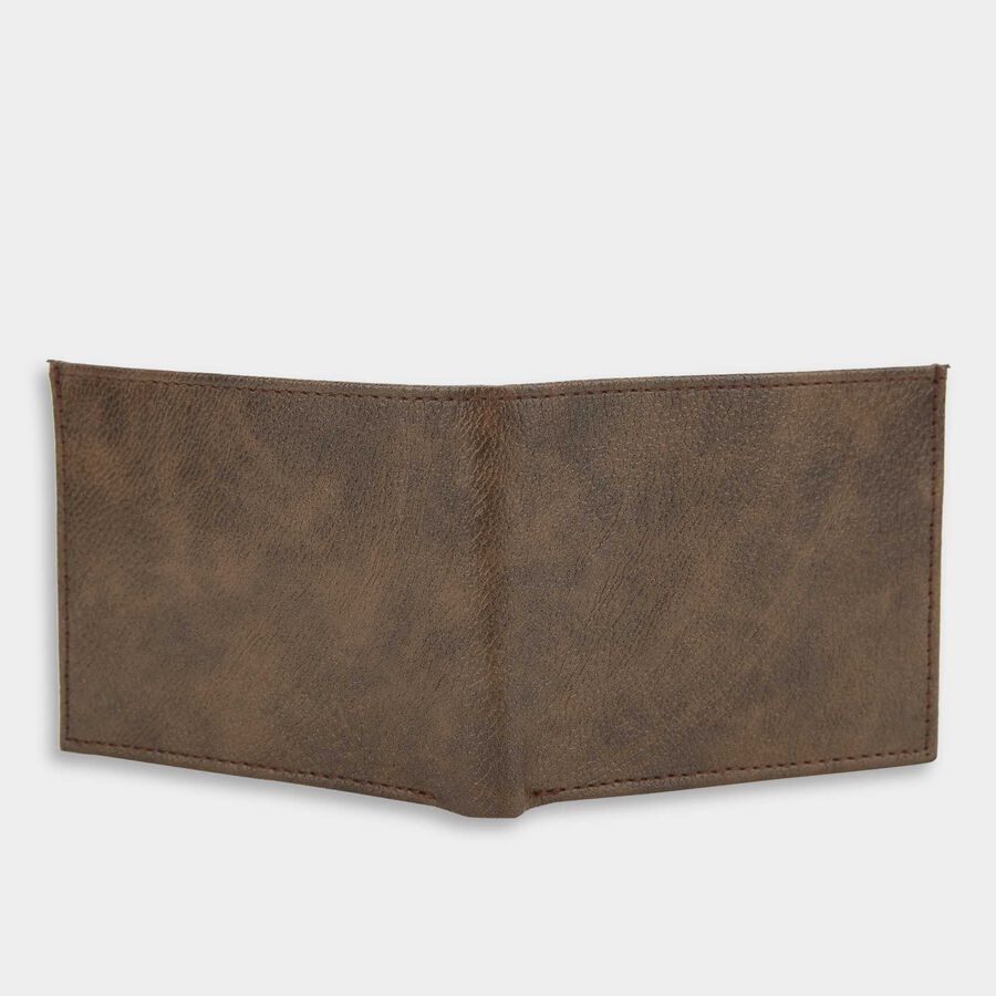 Men PU Brown Wallet, , large image number null