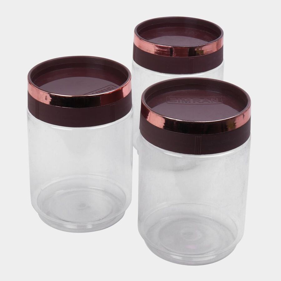 1.1 L Plastic Container Set of 3, , large image number null