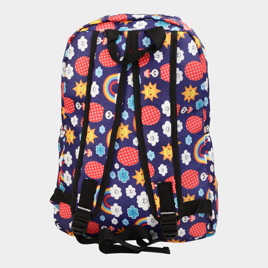 Women's Multicolour Fabric Backpack, , large image number null