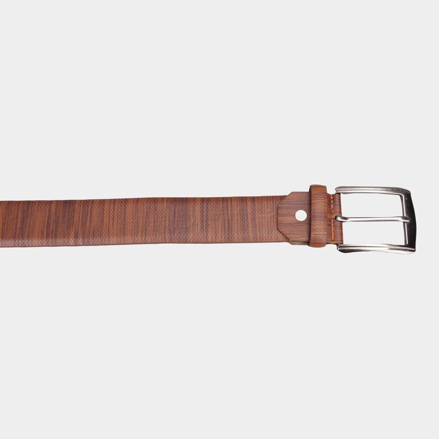 Men's Tan Polyurethane Casual Belt, , large image number null