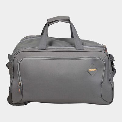 Grey Polyester Duffle Trolley