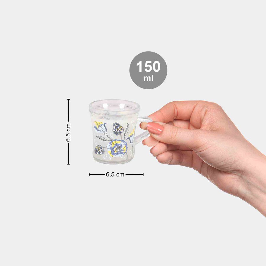 150 ml Glass Mug, Set of 6, , large image number null