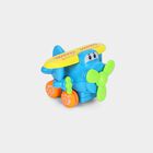 Kid's Blue Plastic Plane, , small